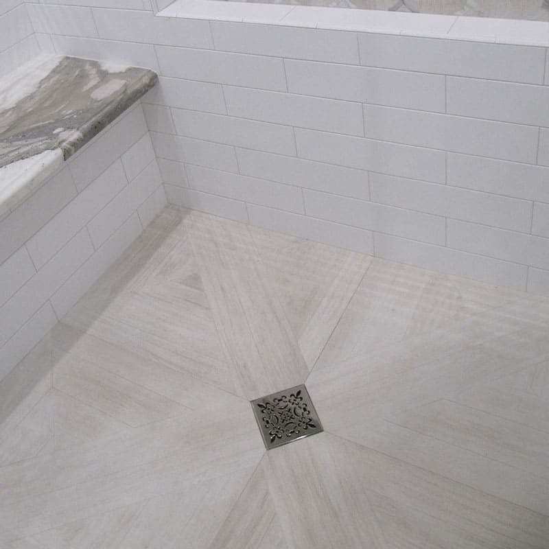 Shower Floor in Creme