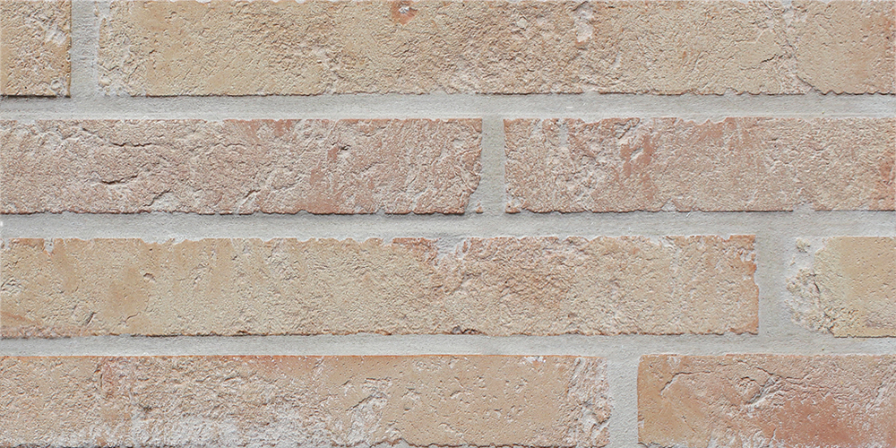 Cream Wash Terracotta Brick with Beige grout